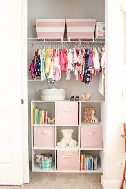How We Maximized Space And Saved My Sanity With These Baby Closet Organization Ideas Baby Nursery Closet Nursery Closet Organization Toddler Closet