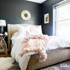 Black And Beige Bedroom With Pink Accents Small Master Bedroom Design Ideas Small Master Bedroom Chic Master Bedroom