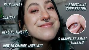 Piercing my septum at homei n s t a g r a m@rari_karie m a i lkariwimsattt@gmail.comthanks for watching me pierce my septum! When Can I Change My Septum Piercing Rings Piercinghome