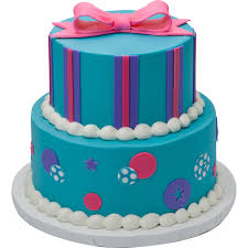 Birthday Celebration Round Stacked Cake Design Decopac