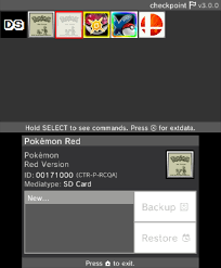 The latest ones are on apr 30, 2021 9 new 3ds cia qr codes results have been found in the last 90 days, which means that every 10. Using Checkpoint Managing 3ds Saves Project Pokemon Forums