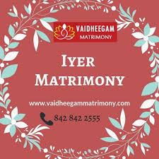 vaidheegam matrimony looking for tamil brahmin iyer