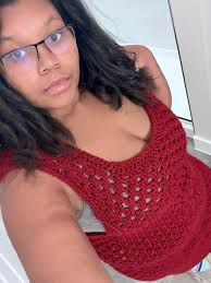 Crocheted dress using dollar tree yarn