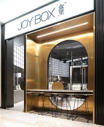 Pure Design Use Terrazzo To Create Range Of Furniture For Joy Box Interiorzine Storefront Design Shop Interiors Shop Front Design