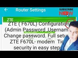 Hi , in this new video in this new video i show you how to change the admin username or password of zte f660 routers. In Hindi Configuration Zte F670l Router Change Password Username Security And All In 3 Min Youtube
