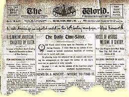 Last month, the news of the world ran a story headlined god mob burn tv licences. How Tabloid Became A Journalistic Word Word Histories