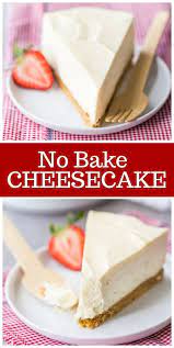 No Bake Cheesecake Recipe Easy Cheesecake Recipes Cheesecake Recipes Classic Easy No Bake Cheesecake