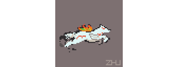 Ookami Pixel Art Album On Imgur On desktop right click the animation and select save. ookami pixel art album on imgur