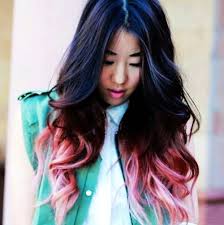 High heat resistant hair which can be permed, straightened, curled by iron below 300. Black Pink Ombre Hair Extension Limited Stock Women S Fashion On Carousell