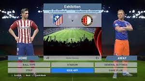 H2h stats, prediction, live score, live odds & result in one place. Atletico Madrid Vs Feyenoord Rotterdam Estadio Vicente Calderon Pes 2016 Pc Gameplay Konami Youtube