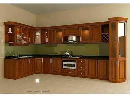 Untuk dapur minimalis dibutuhkan lemari dapur yang tepat dengan ukuran. Model Kitchen Set Minimalis Kayu Jati Miniuty Furniture