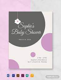 Touch device users, explore by touch or with swipe gestures. Baby Shower Program Template Illustrator Indesign Word Apple Pages Psd Publisher Template Net Baby Shower Program Party Invitations Printable Printable Birthday Invitations
