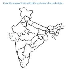India States India Map Earth Day Coloring Pages Coloring Pages