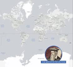 The map most commonly used in the world is the mercator map. The Problem With Our Maps