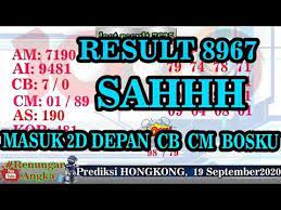 Prediksi Hk 20 September 2020 Bocoran Togel Hongkong Malam Ini Rumus Kamboja Sydney September