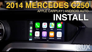 How To Install Carplay Android Auto On A 2012 2016 Mercedes C Class Youtube