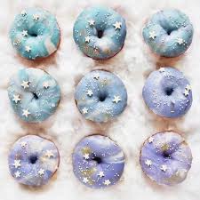 Star Shaped Delicious Donuts Doughnuts Cute Donuts