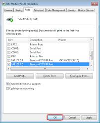 Oki | Printing May Not Be Possible With The Wsd Port Of The Printer Driver.