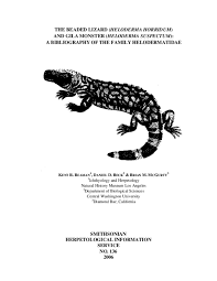 Pdf The Beaded Lizard Heloderma Horridum And Gila Monster Heloderma Suspectum A Bibliography Of The Family Helodermatidae Daniel Beck Academia Edu