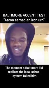 Baltimore Accent: Aaron Earned an Iron Urn