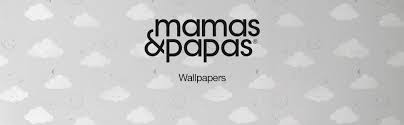 Watercolor blue + grey cloud wallpaper mural. Mamas Papas Wallpaper Grey Cloud Amazon Co Uk Diy Tools
