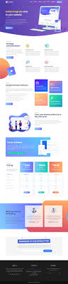 Software Saas Landing Page Html Website Template Landing Page Landing Page Html Website Template