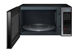 Samsung Mg14h3020cm 1 4 Cu Ft Countertop Grill Microwave Oven With Ceramic Enamel Interior Bla Countertop Microwave Stainless Steel Microwave Microwave Grill