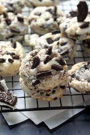 5 Ingredient Oreo Cheesecake Cookies Baker By Nature Desserts Oreo Recipes Oreo Cheesecake Cookies