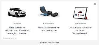 Deutsche Bank Kredit