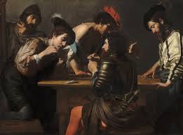 It uses dice and cards only. File Valentin De Boulogne Soldiers Playing Cards And Dice The Cheats Jpg Wikipedia