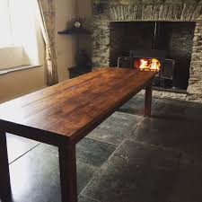 Rustic 8ft Dining Table This Is The Largest Table I Ve Made Thus Far The Table Top Is All Re Purposed S Dining Table Dining Room Pool Table Pool Table Sizes