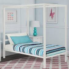 4.3 out of 5 stars with 3 ratings. Dhp Modern Metal Canopy Bed White Walmart Com Canopy Bed Frame Twin Canopy Bed Bed Frame And Headboard