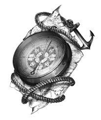 Black And White Compass Tattoo 1001 Ideas For A Beautiful And Meaningful Compass Tattoo In 2020 Compass Tattoo Men Compass Tattoo Compass Tattoo Design