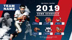 College Football Rugby League Tournament Banner Schedule Football Team Names Football Poster Football