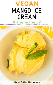 Mango Coconut Ice Cream Recipe Clean Eating Kitchen Recipe In 2020 Vegan Mango Ice Cream Mango Ice Cream Easy Vegan Dessert