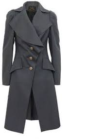 Vivienne Westwood Anglomania Jabot 17 Grey Coat Grey Coat Clothes Coat