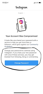 Resetting your password from the instagram app is just as easy. Instagram Your Account Was Compromised Fix Explanation