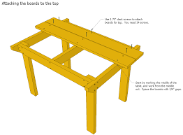 The rules were simple, at least 85% of the project has to come from structural lumber like 2×4, 2×6, 4×4, etc. Patio Table Plans