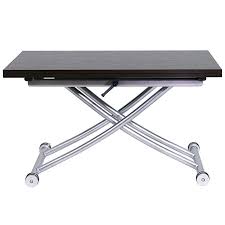 Amazon Com Spacemaster 2219 Lgtwd X Convertible Adjustable Coffee And Dining Table Light Drop Leaf Dining Table Extendable Coffee Table Foldable Dining Table