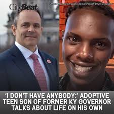 He calls it, with irony, his “great escape.”⁠ ⁠ Three days after his  adoptive parents — former Kentucky Gov. Matt Bevin and his wife, Glenna —  sent him to a youth facility