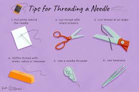 Welcome to a needle & thread! How To Thread A Needle The Easy Way