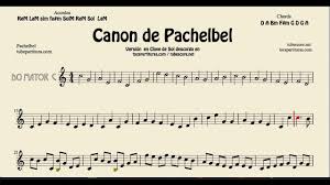 Learn how to play the notes of pachelbel's canon in d on violin for free using our animated scrolling tablature including sheet music and tab options for the easiest way to quickly learn the music. Pachelbel S Canon In C Major Sheet Music For Flute Violin And Oboe G Key Tocapartituras Com Version Youtube