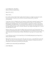 board member resignation letter samples - April.onthemarch.co