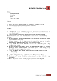 Nota biologi tingkatan 5 & 4. Biologi Tingkatan 5