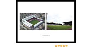 The premier league club were playing at the olympic stadium for the first time since they were controversially awarded rights to take up residence at the venue built for the. Framed West Ham United Upton Park Stadium Aerial View Photos Amazon Co Uk Kitchen Home