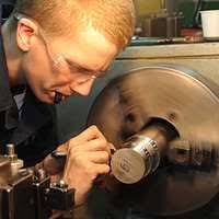 Machinery Repairman Fireman Bryan Chaparrovazquez faces stainless steel  material