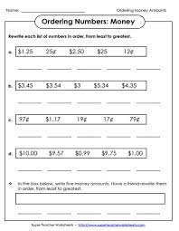 decimal place value worksheets