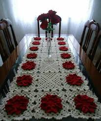 This pattern over here has a different design on the same table runner. 62 Crochet Table Runner Patterns The Funky Stitch