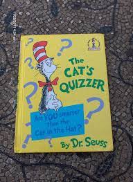 The Cat Quizzer Are You Smarter Than The Cat In The Hat By Dr Seuss 1976 Great Condition Seuss Dr Seuss Books Vintage Children S Books