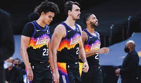 Shop for phoenix suns jerseys in phoenix suns team shop. Phoenix Suns Debut The Valley Jerseys And Court Against Pelicans